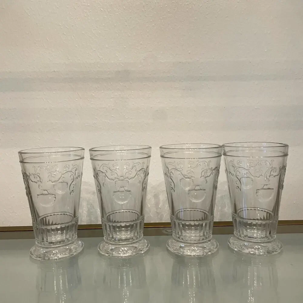 La Rochere Versailles Highball Drinking Glass Set of 4 Made In France NEW